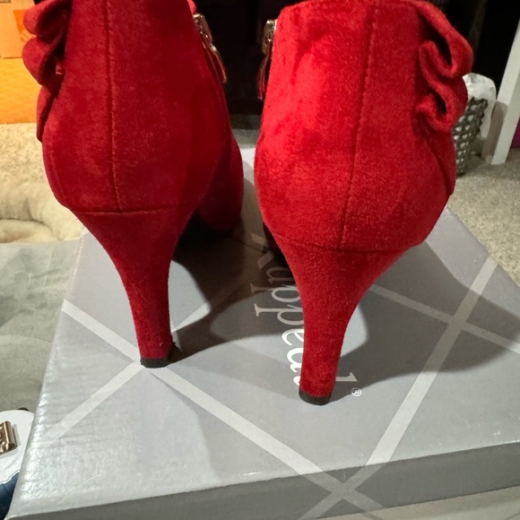 XAppeal red ankle boots with heel - Picture 4 of 6